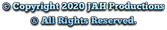 reads copyright 2020 Jah Prods All Rights Reserved