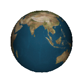 Picture spinning earth gif