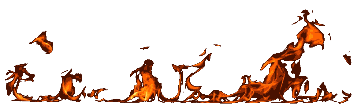 line of flames gif