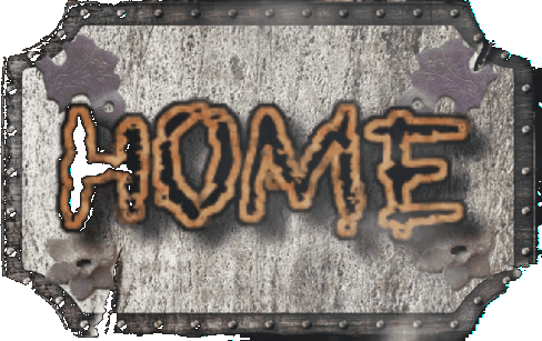 weathered metal home sign